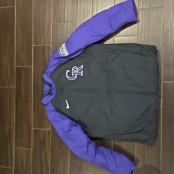 Nike MLB Other - Nike MLB Colorado Rockies Official Dugout Baseball Jacket Size L